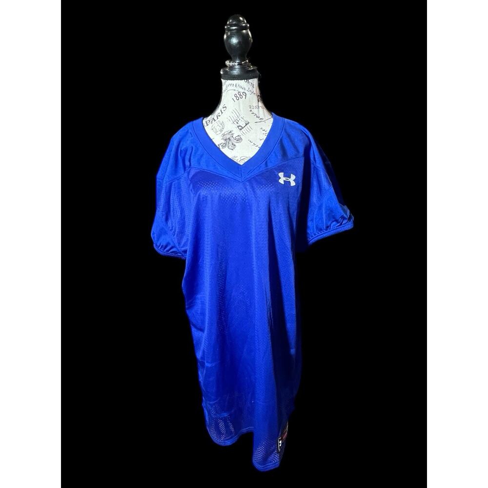 Bold Blue Under Armour Jersey Dress—XXL Athletic Flow.